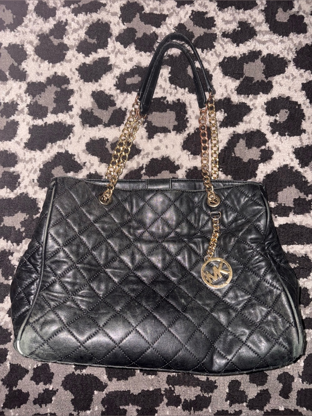 Worn Michael Kors purse.